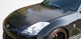 2007-2008 Nissan 350Z Carbon Fiber OEM style Hood - 1 Piece - 104775