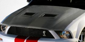 2005-2009 Ford Mustang Cobra Carbon Fiber OEM Hood - 1 Piece - 104999