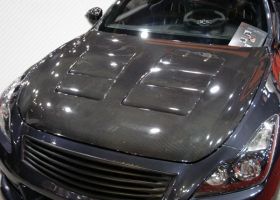 2008-2015 Infiniti G Coupe G37 Q60 Carbon Fiber GT Concept Hood - 1 Piece - 1046