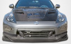 2009-2012 Nissan 370Z Carbon Fiber N-1 Front Lip Under Spoiler Air Dam - 1 Piece