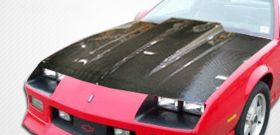 1982-1992 Chevy Camaro Carbon Fiber Cowl Hood - 1 Piece - 103616