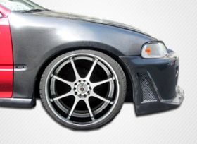 1992-1995 Honda Civic 2DR / HB Carbon Fiber OEM Fenders - 2 Piece - 102840