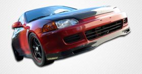 1992-1995 Honda Civic 2DR / HB Carbon Fiber Spoon Style Front Lip Under Spoiler 