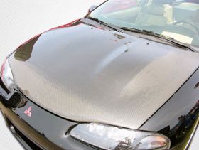 1995-1999 Mitsubishi Eclipse Oem Carbon Fiber Hood - 101579