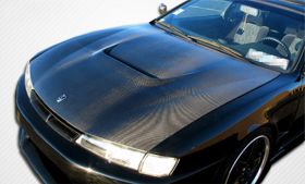 1997-1998 Nissan 240SX Carbon Fiber M-1 Sport Hood - 1 Piece - 103217