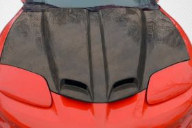 1998-2002 Pontiac Firebird Trans AM Carbon Fiber WS-6 Hood - 1 Piece - 103622