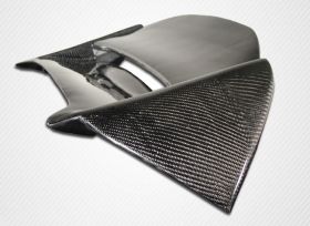 2002-2005 Honda Civic Si HB Carbon Fiber Type M Roof Window Wing Spoiler - 1 Pie