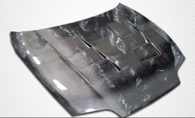 1993-1998 Toyota Supra Carbon Fiber TS-1 Hood - 1 Piece - 103690