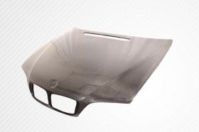 2002-2005 BMW 3 Series E46 4DR Carbon Fiber OEM Hood - 1 Piece - 106156
