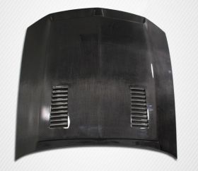 2005-2009 Ford Mustang Carbon Fiber GT500 Hood - 1 Piece - 106386