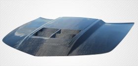 2010-2015 Chevy Camaro Carbon Fiber ZL1 Look Hood - 1 Piece - 108186