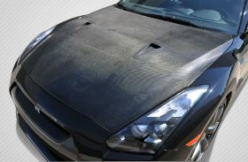 2009-2015 Nissan GT-R R35 Carbon Fiber OEM Hood - 1 Piece - 108586