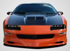 1993-1997 Chevy Camaro Carbon Fiber ZL1 Look Hood - 1 Piece - 108904