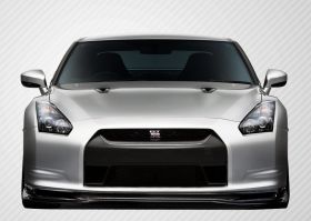 2009-2011 Nissan GT-R R35 Carbon Fiber Eros Version 5 Front Lip Under Spoiler Ai