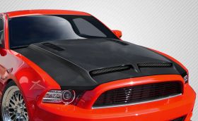 2013-2014 Ford Mustang / 2010-2014 Mustang GT500 Carbon Fiber GT500 Hood - I Pie