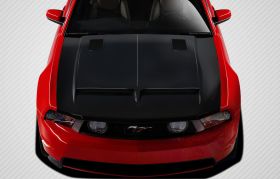 2010-2012 Ford Mustang Carbon Fiber GT500 Hood - 1 Piece - 109261