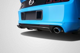 2013-2014 Ford Mustang Carbon Fiber Boss Look Rear Diffuser - 1 Piece - 109322