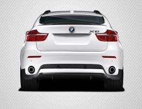 2010-2014 BMW X6 E71 E72 Carbon Fiber M Performance Look Rear Diffuser Lip Under