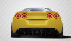 2005-2013 Chevy Corvette C6 Carbon Fiber GT Racing Rear Diffuser - 5 Piece - 109