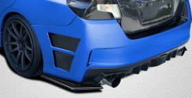 2015-2016 Subaru WRX Carbon Fiber NBR Concept Rear Splitters - 2 Piece - 109934