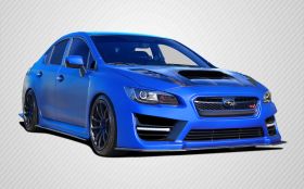 2015-2016 Subaru WRX Duraflex NBR Concept Body Kit w/Carbon Fiber Lips - 9 Piece