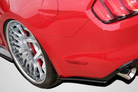 2015-2016 Ford Mustang Carbon Fiber GT Concept Rear Add Ons - 2 Piece - 112316