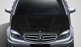 2008-2011 Mercedes C63 W204 Carbon Fiber Black Series Look Hood - 1 Piece - 1123