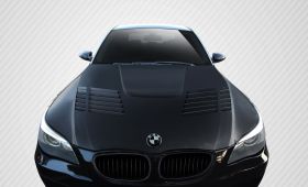 2004-2010 BMW 5 Series E60 4DR Carbon Fiber GT-R Look Hood - 1 Piece - 112332