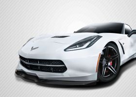 2014-2016 Chevy Corvette C7 Carbon Fiber Apex Front Splitter - 3 Piece - 112472