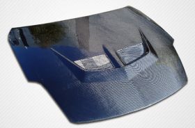 2003-2006 Nissan 350Z Carbon Fiber Evo Hood - 1 Piece - 104188