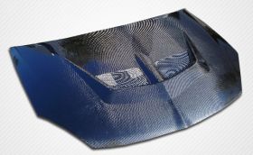 2004-2007 Mitsubishi Lancer Carbon Fiber Evo Hood - 1 Piece - 104190