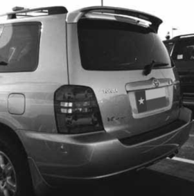 2001-2007 Toyota Highlander Factory Roof Spoiler Wing - ABS-537