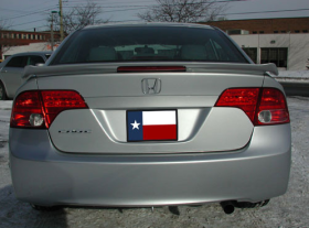 2006-2011 Honda Civic 4DR SI Flush Spoiler Wing - ABS-717