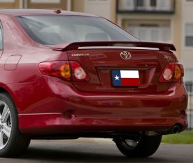 2009-2013 Toyota Corolla Factory Post Spoiler Wing - ABS-720