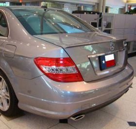 2008-2014 Mercedes C-Class Sedan Factory Lip Spoiler Wing - ABS-724