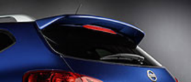 2008-2013 Nissan Rogue Factory Roof Spoiler Wing - ABS-730