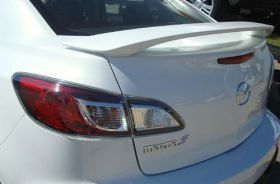 2010-2013 Mazda 3 Sedan Factory Post Spoiler Wing - ABS-735
