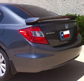 2012-2016 Honda Civic 4DR Factory Post Spoiler Wing - ABS-753