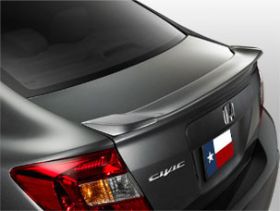 2012 Honda Civic 4DR Factory Lip Spoiler Wing - ABS-754