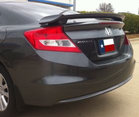 2012-2016 Honda Civic Coupe Custom Post Spoiler Wing - ABS-761