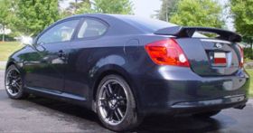 2006-2011 KIA Rio Sedan Custom Post Spoiler Wing - FG-008