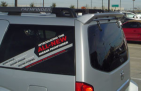2005-2012 Nissan Pathfinder Custom Roof Spoiler Wing - FG-034