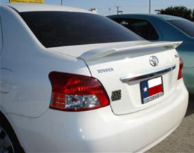 2007-2011 Toyota Yaris 4DR Custom Post Spoiler Wing - FG-096