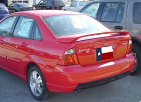 2000-2007 Ford Focus 4DR Factory Post Spoiler Wing - FG-130