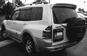 2001-2006 Mitsubishi Montero Factory Roof Spoiler Wing - FG-290