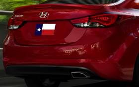 2011-2016 Hyundai Elantra 4DR Factory Lip Spoiler Wing - FG-592