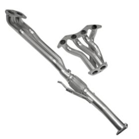2001-2004 Honda Civic EX DC Sports 4-2-1 2pc Ceramic Race Headers - DCS-HHR5019