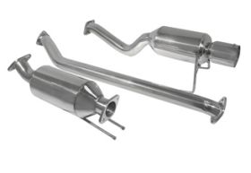 2002-2005 Honda Civic Euro R Stainless Steel Cat Back Exhaust - DCS-SCS7032