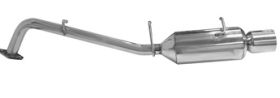 2007-2008 Toyota Yaris 4dr DC Sports Polished Axle Back Exhaust - DCS-SCS7041