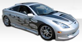 2000-2005 Toyota Celica Duraflex Type K Side Skirts Rocker Panels - 2PC - 100191